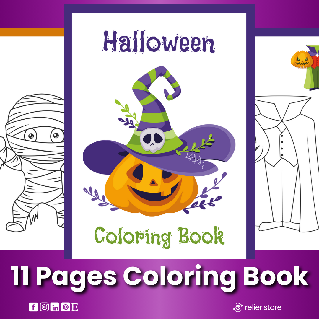 Halloween Coloring Book