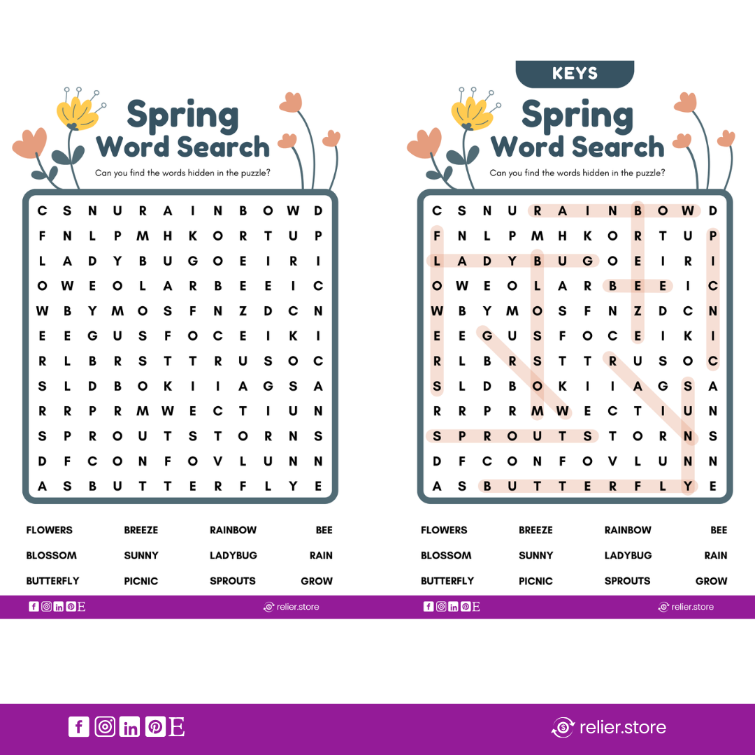 Word Search Worksheet