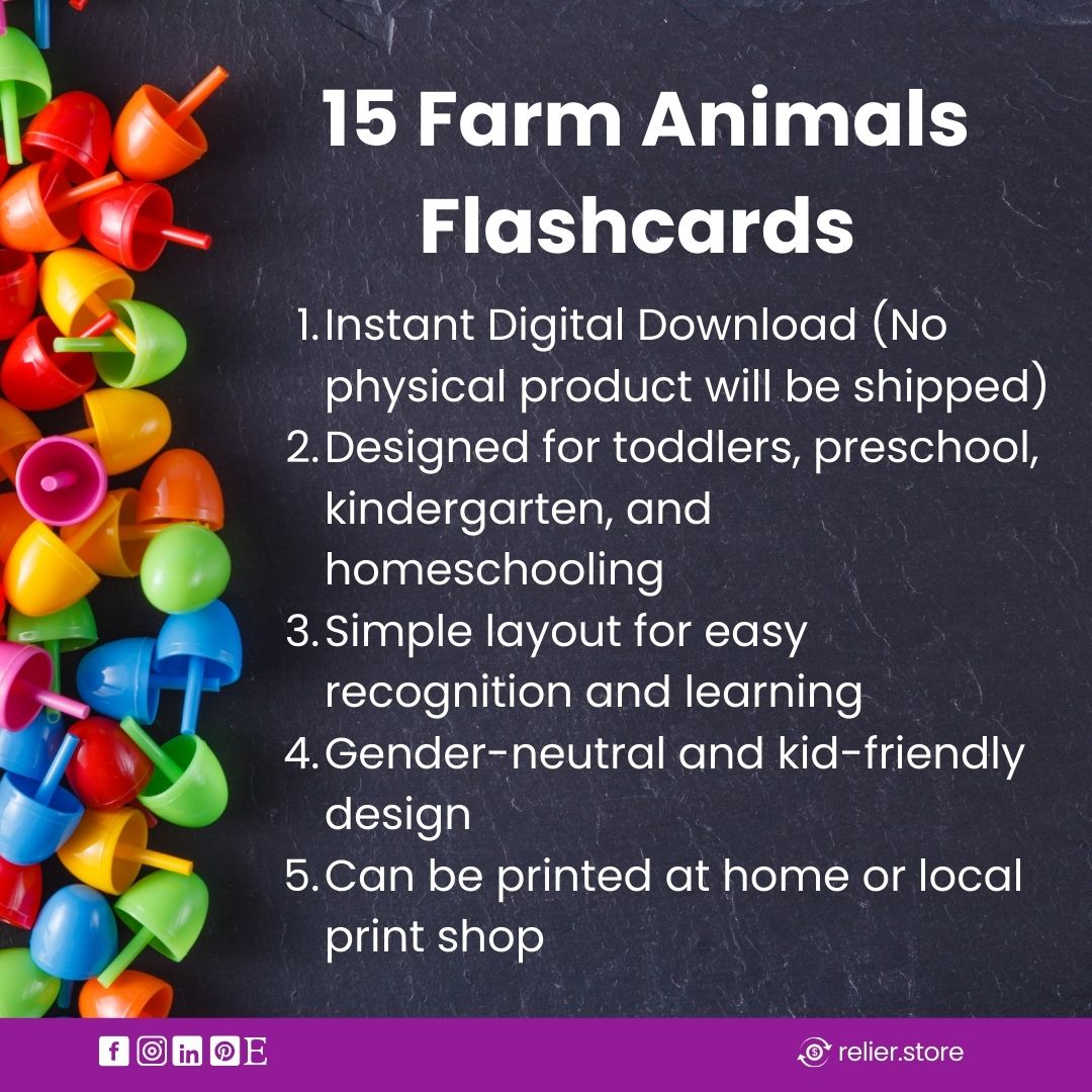 Farm Animal Flashcards