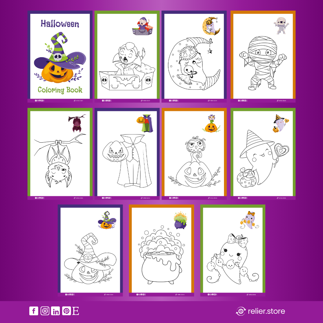 Halloween Coloring Book